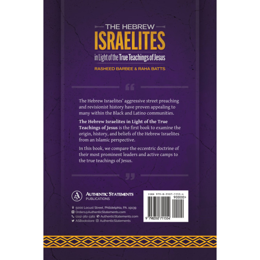 Rasheed Light The Hebrew Israelites in Light of the True Teachings of Jesus By ...